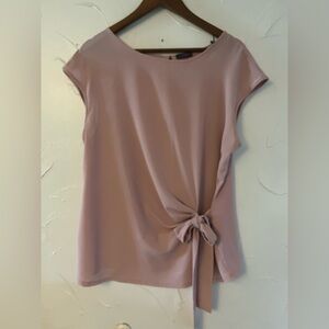 Vince Camuto Soft Texture Mixed Media Top SZ Large